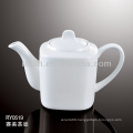 healthy durable white porcelain oven safe tea kettle with lid